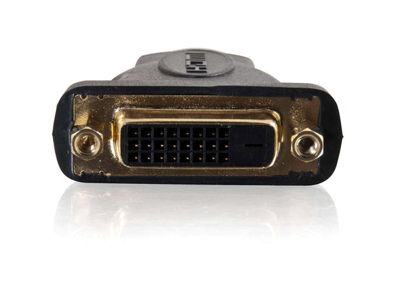 Image for C2G Velocity DVI-D Female to HDMI Male Inline Adapter - 1 x 24-pin DVI-D Digital Video Female - 1 x HDMI Digital Audio/Video Mal from HP2BFED