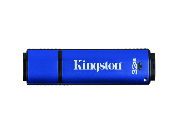 Image for Kingston DataTraveler Vault Privacy 3.0 - 32 GB - USB 3.0 - 250 MB/s Read Speed - 40 MB/s Write Speed - 1 Each from HP2BFED
