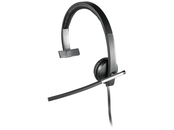 Image for Logitech Wireless Headset Mono H820e - Mono - Wireless - DECT - 328.1 ft - 150 Hz - 7 kHz - Over-the-head - Monaural - Supra-aur from HP2BFED