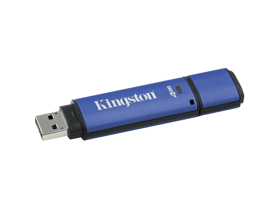 Image for Kingston DataTraveler Vault Privacy 3.0 - 4 GB - USB 3.0 - 80 MB/s Read Speed - 12 MB/s Write Speed from HP2BFED