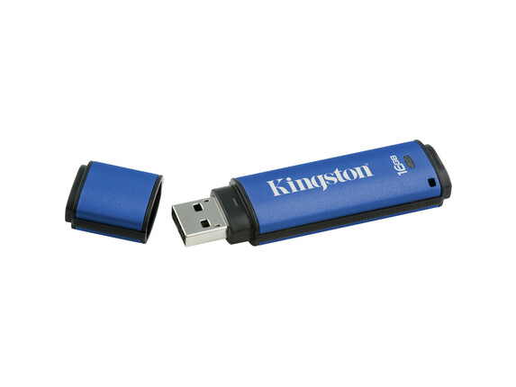 Image for Kingston DataTraveler Vault Privacy 3.0 - 16 GB - USB 3.0 - 165 MB/s Read Speed - 22 MB/s Write Speed from HP2BFED