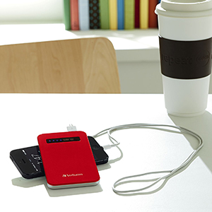 <b>Connectivity</b></br> No one likes carrying around a lot of different cords for different devices. So, Verbatim made it very simple to connect your mobile devices to the Power Pack via USB port. For Micro-USB devices, a USB to Micro-USB adapter cable is included with the Power Pack, and this same cable is used to charge your Power Pack via the USB port on your laptop or desktop computer.