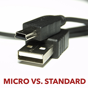 <b>Are your devices USB, or Micro-USB?</b></br> Since Micro-USB and standard USB inputs are different sizes, you want to confirm the type of device you have, and ensure that your Power Pack supports this device.