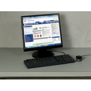 <b>Customize</b></br>
Just use a blank or pre-designed templates and add your GHS-compliant information with easy, step-by-step instructions.