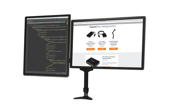 Articulating Dual Monitor Arm
