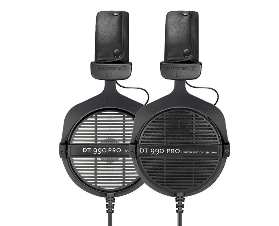  beyerdynamic DT 990 PRO 250 ohm - LIMITED EDITION (Black,  Straight Cable) : Musical Instruments