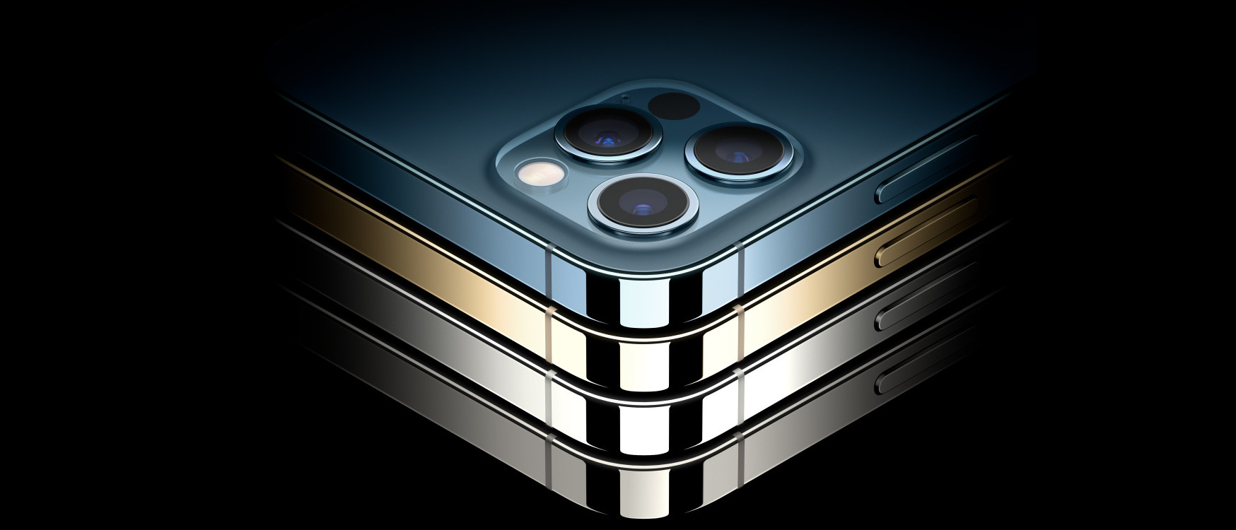 Apple Iphone 12 Pro Max 5g 256gb Pacific Blue Unlocked Newegg Com