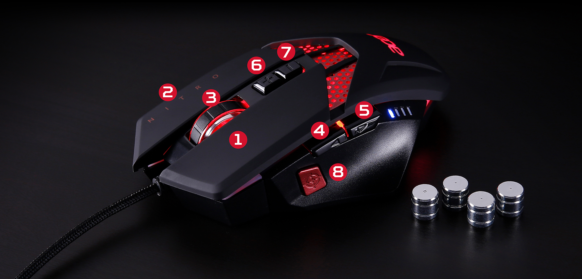 Acer Nitro Mouse  -   Customise Your Playstyle  - ksp 01 desk