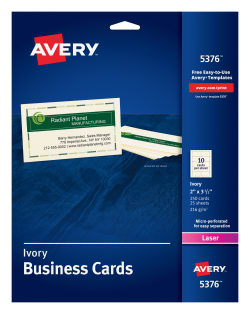 Avery® Ivory Business Cards, 2