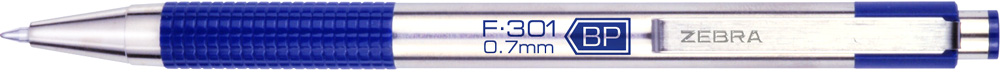 F-301® Retractable Ballpoint 0.7mm Blue Dozen