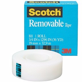 Scotch 3/4W Magic Tape - 18.06 yd Length x 0.75 Width - 1 Core