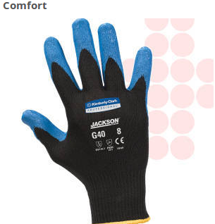  Jackson Safety G40 Foam Nitrile Coated Protective Gloves feature a seamless knit nylon back for comfort. They are flexible and easy to wear.  