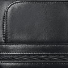 <b>  Premium Leather Body:  </b></br>  Exterior made of black premium leather. 