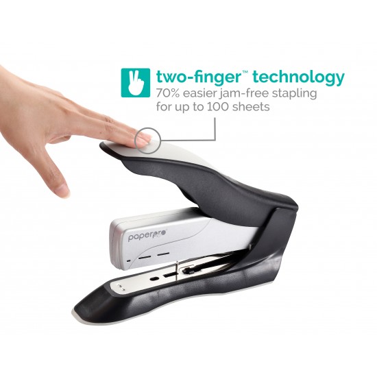 70% Easier Stapling with Two-Finger Technology