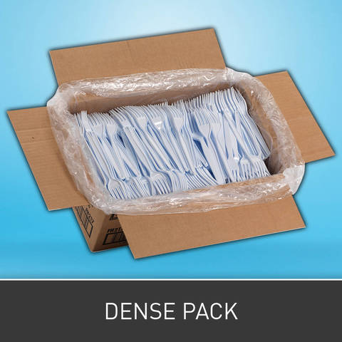 Packaging conserves valuable storage space. 