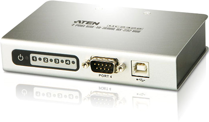 4-Port USB to RS-232 Hub