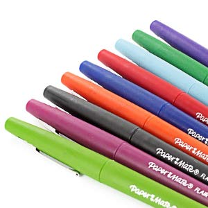 <b> Wide Range of Colors </b></br> Paper Mate Flair pens are available in bold, vivid colors that add weight to your written words and sparkle to your sketches. 
