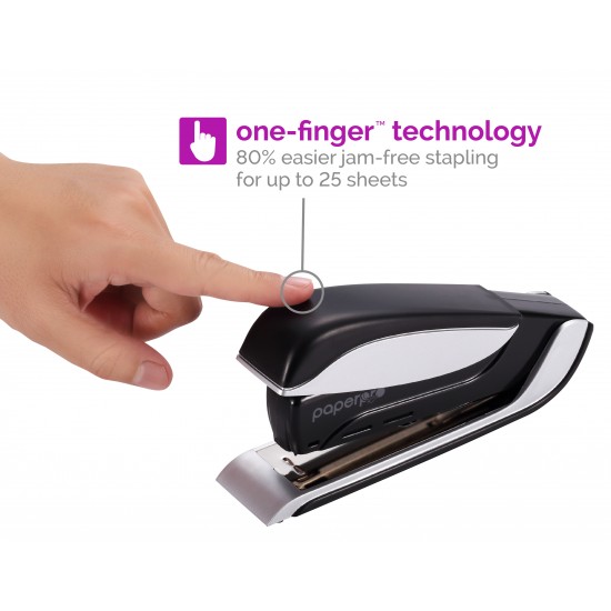 80% Easier Stapling with One-Finger Technology