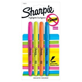 Sharpie Accent Pocket Highlighters Chisel Tip Assorted Barrel