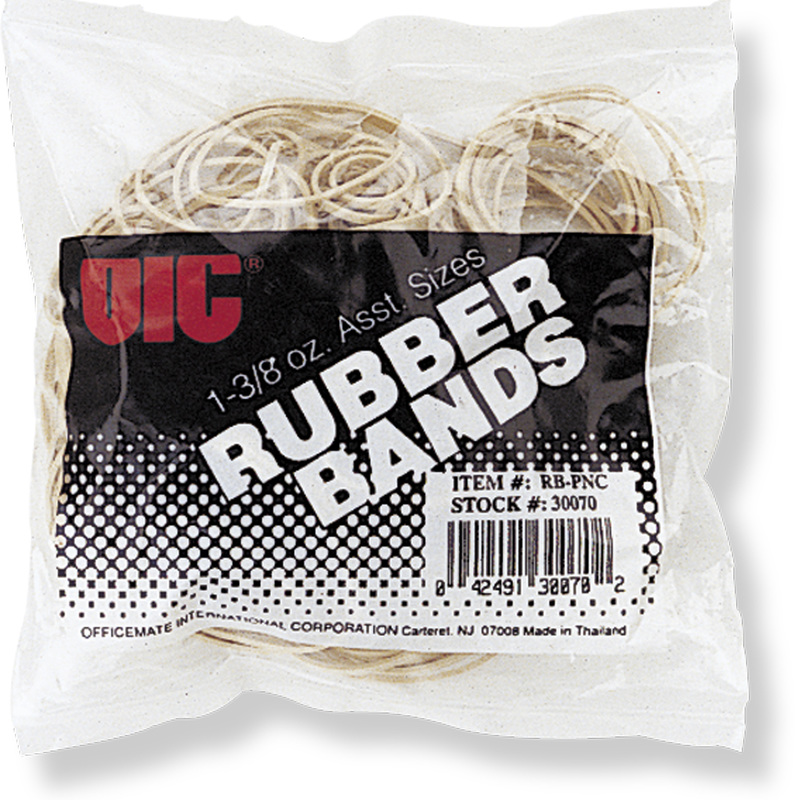 1 3/8 oz. bag of rubber bands