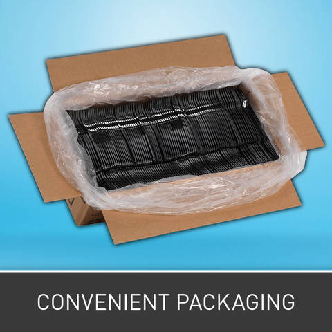  Packaging conserves valuable storage space. 