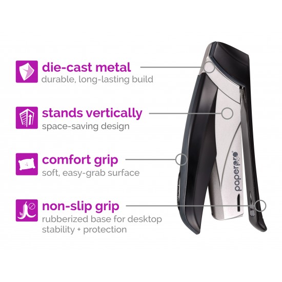 Die-cast Metal Design, Comfort Grip & Stands Vertically