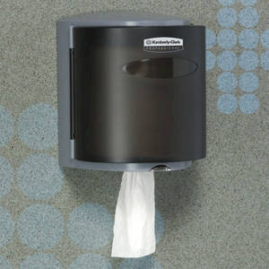 Roll Control Center Pull Towel Dispenser, Smoke (09989)