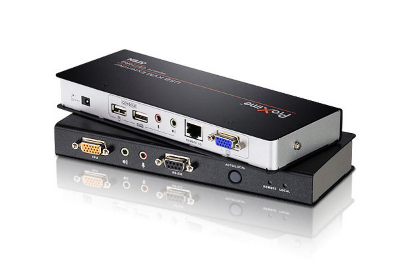 USB VGA/Audio Cat 5 KVM Extender with Deskew (1280 x 1024@300m)