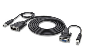 DVI-A to VGA with USB, 10 FT