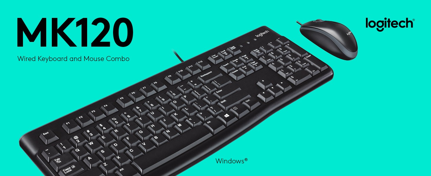 PROVANTAGE: Logitech Desktop Corded Keyboard Mouse Combo
