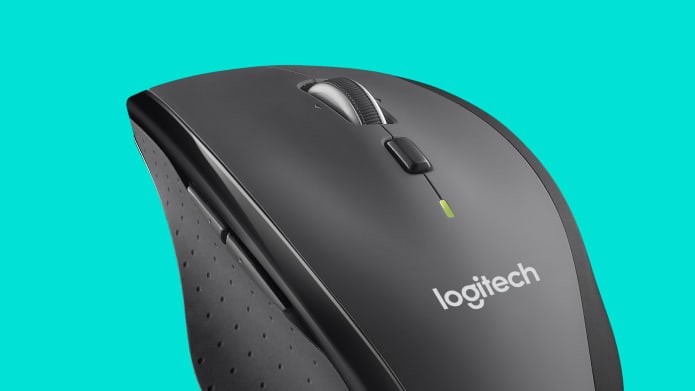 Logitech M705 Marathon Wireless Mouse, 2.4 GHz USB Unifying Receiver, 1000  DPI, 5-Programmable Buttons, 3-Year Battery, Compatible with PC, Mac