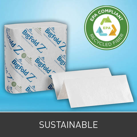 Contains at least 40% Post-Consumer Recycled Fiber. Meets or Exceeds EPA Comprehensive Procurement Guidelines. 