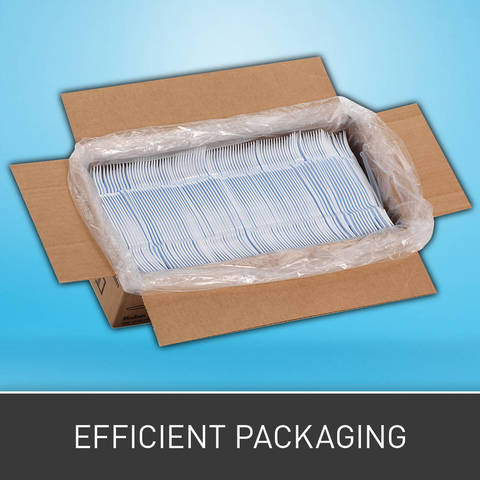  Packaging minimizes space and enables easy access to product. 