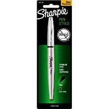 Sharpie - Porous Point Pen: Fine Tip, Black Ink - 57322497 - MSC