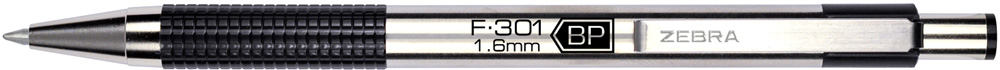 F-301® Bold Retractable Ballpoint 1.6mm Black Dozen