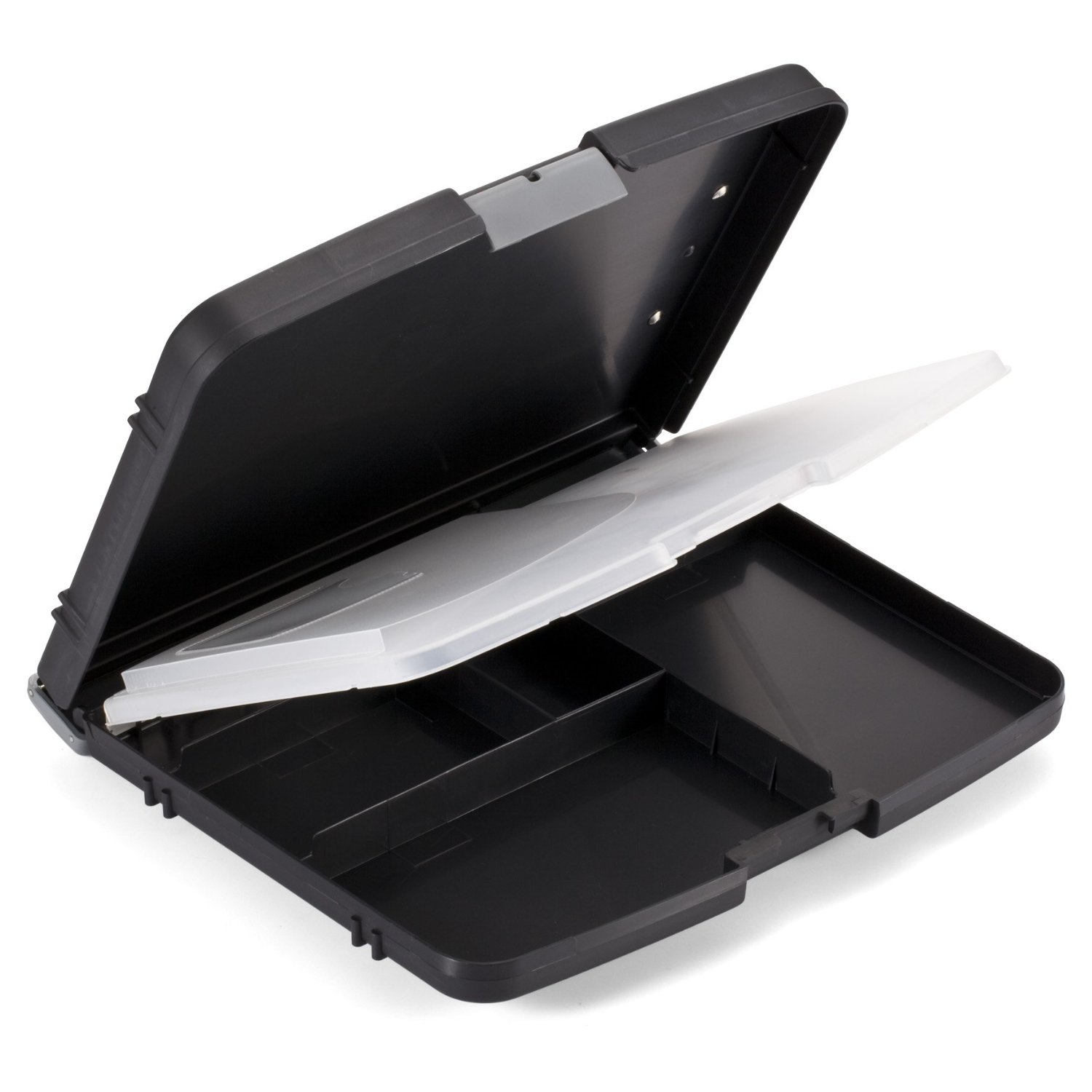 Holds 9w x 12h Black 3/4-Inch Capacity Officemate 83357 Recycled Plastic Forms Holder