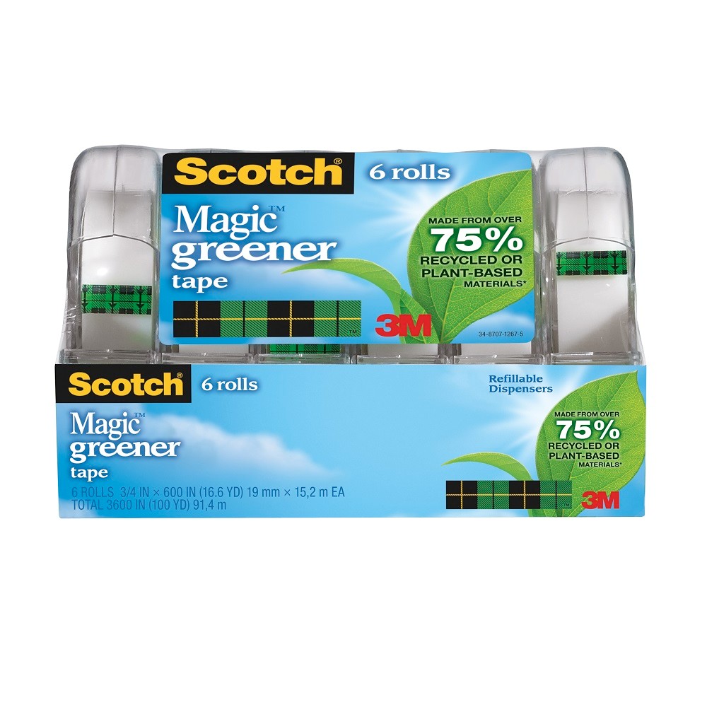 Scotch® Transparent Greener Tape Refill Rolls
