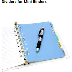 Get the perfect fit for your 5-1/2 x 8-1/2 inches mini binder or planner.