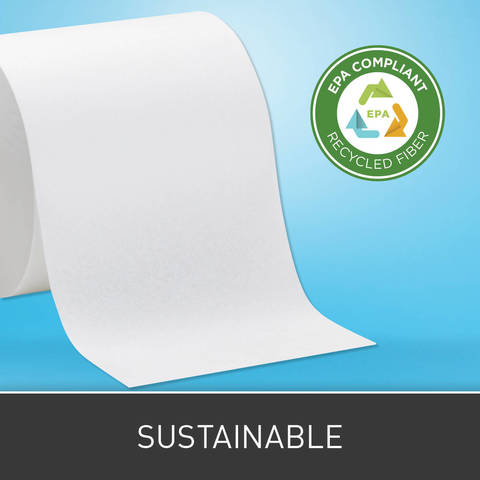  Contains at least 40% Post-Consumer Recycled Fiber. Meets or Exceeds EPA Comprehensive Procurement Guidelines. 