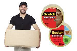 Scotch® Commercial Grade Shipping Packaging Tape