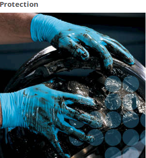  For industrial and commercial tasks, Kleenguard G10 Blue Nitrile Gloves are a reliable choice. They are 6 mil and come in a variety of sizes so that your staff will have what they need to do their jobs. 