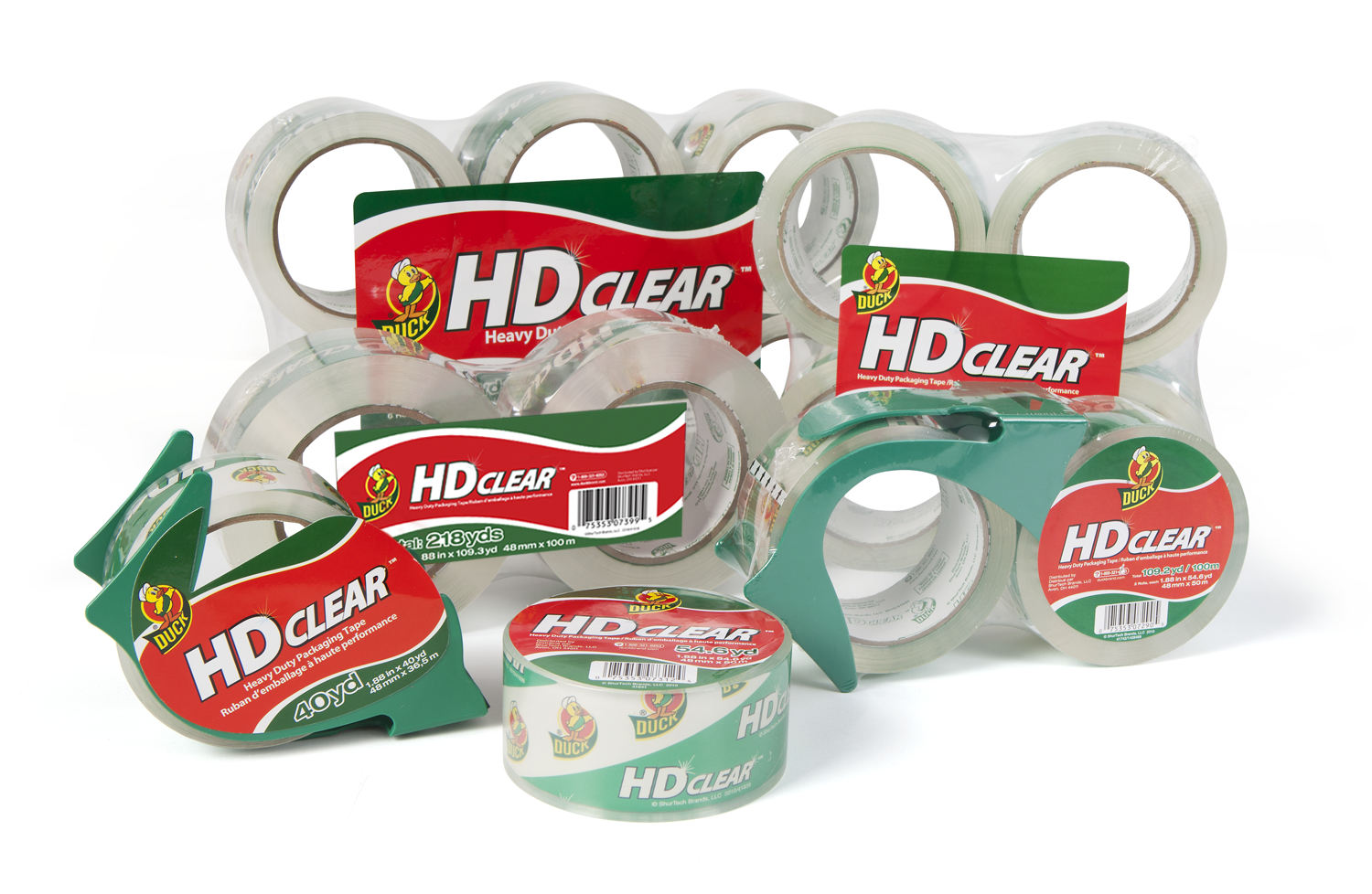 Duck Brand HD Clear Heavy Duty Packaging Tapes