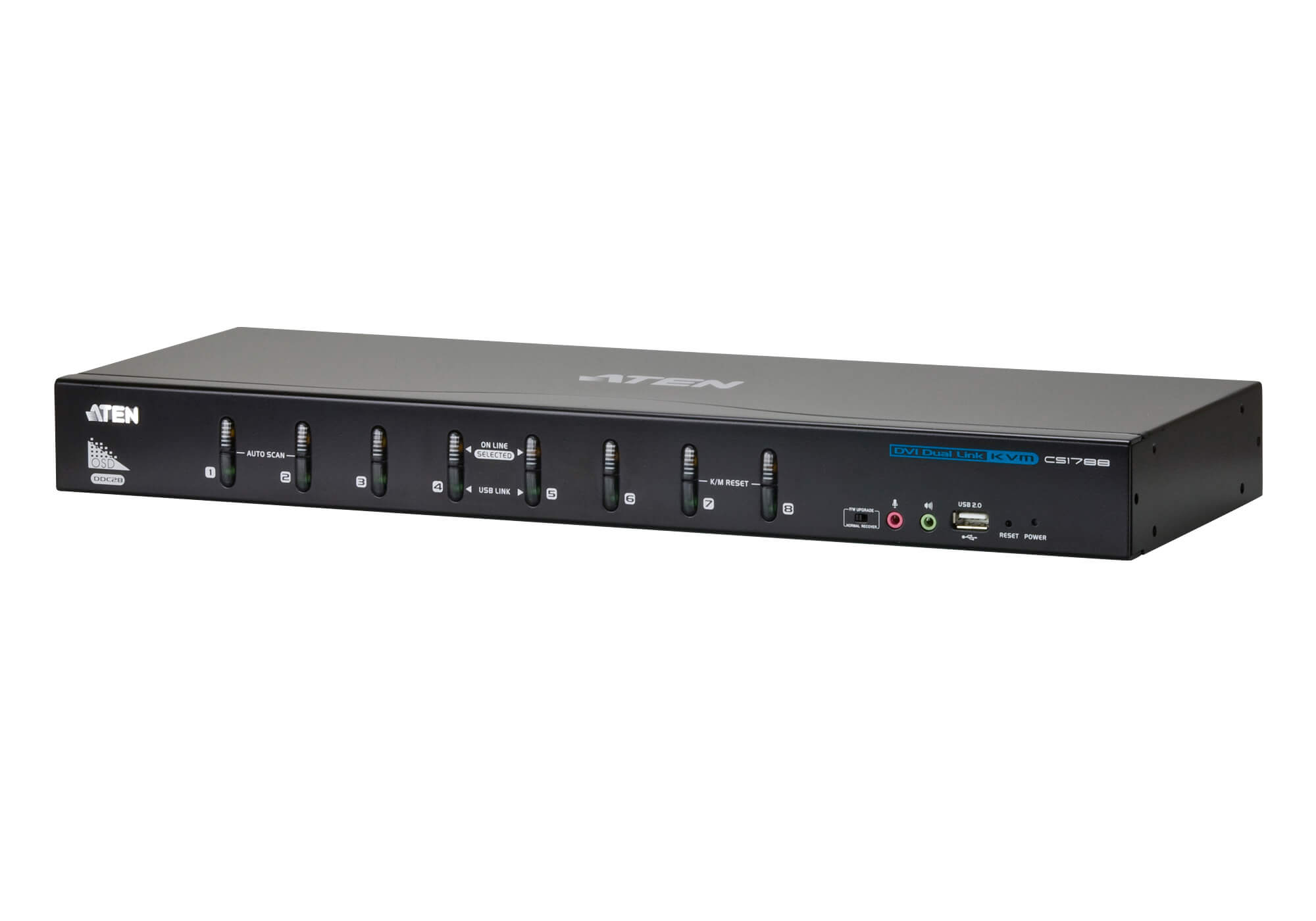 
8-Port USB DVI Dual Link/Audio KVM Switch