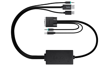  DisplayPort/DVI KVM Cable