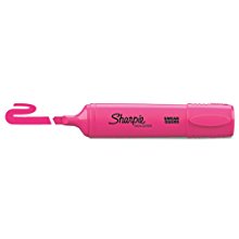 <b> Sharpie Blade Highlighter </b></br> With the Sharpie Blade Highlighter, you can make precise highlighting and underlining marks. The innovative tip offers 3 different line widths for easy customization, and the nontoxic Smearguard ink enables smooth, visible highlighting on a variety of text types and surfaces. 