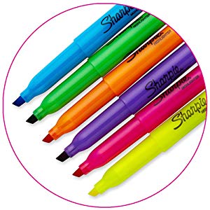 <b> Vivid Colors </b></br>  Available in an array of highly visible, eye-catching colors, it's easy to read text and highlight notes. 