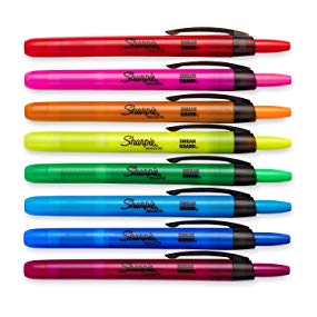  Sharpie Retractable Highlighter 