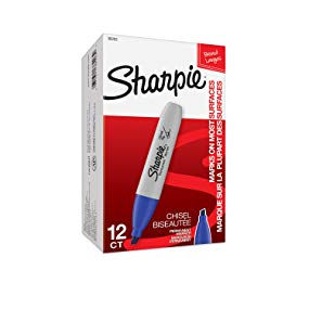 Sharpie Chisel Tip Permanent Markers
