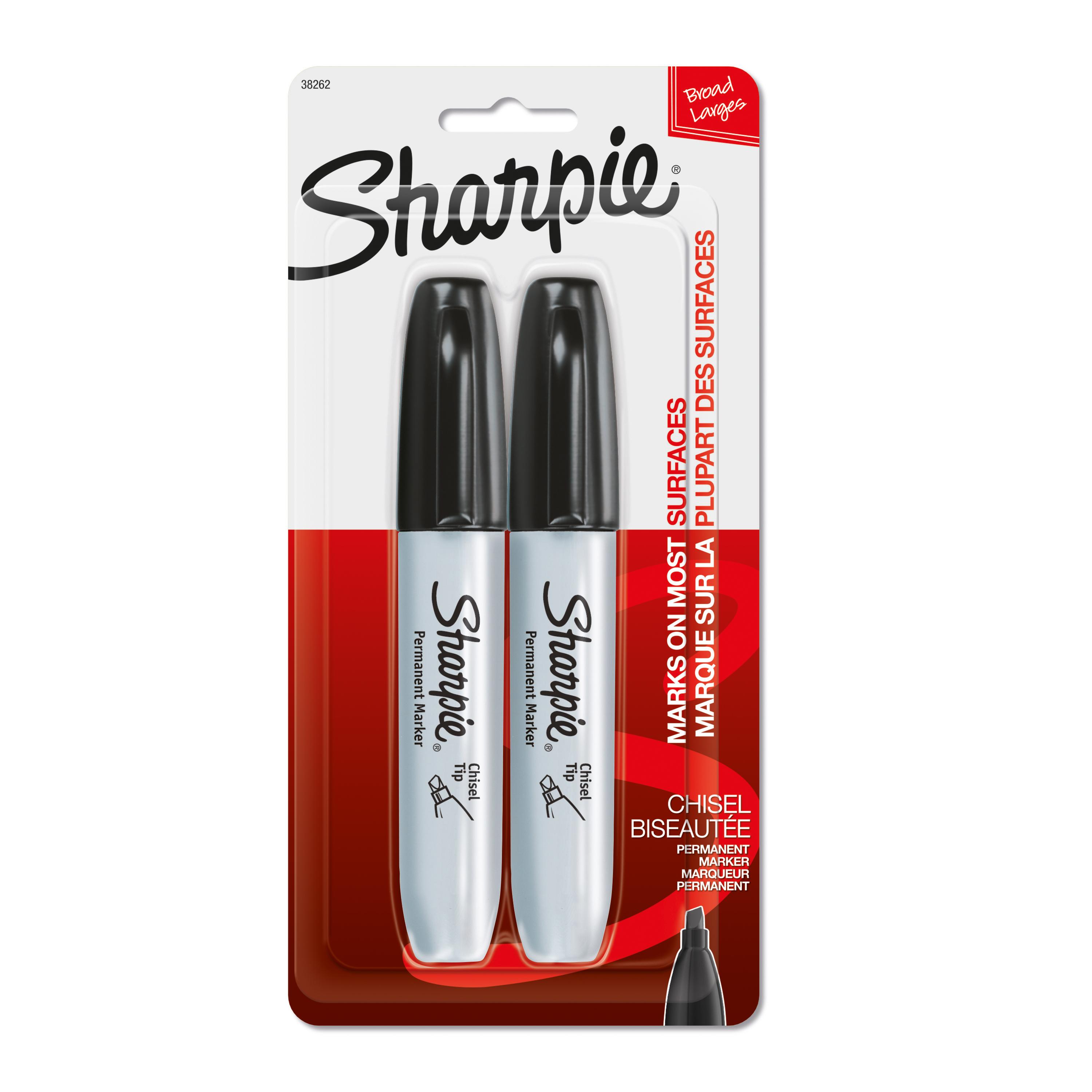  Sharpie Chisel Tip Permanent Markers 