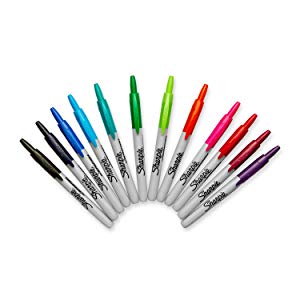 <b> Proudly Permanent Ink </b></br>  Made to mark and stand out on almost every surface, iconic Sharpie permanent ink is quick drying and water- and fade-resistant. 